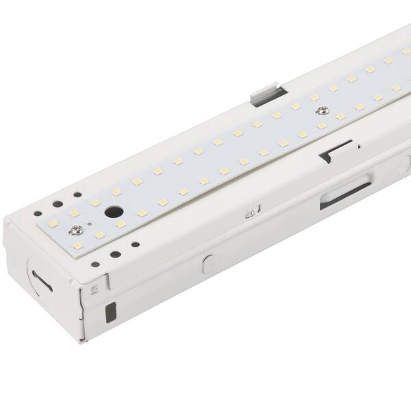 Metalux 8 Ft. Linear White Integrated LED Strip Light With 9500 Lumens 4000K Dimmable UNV Voltage