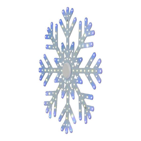 Home Accents Holiday 9.5 In. Twinkling LED Snowflakes (3-Pack) Y4
