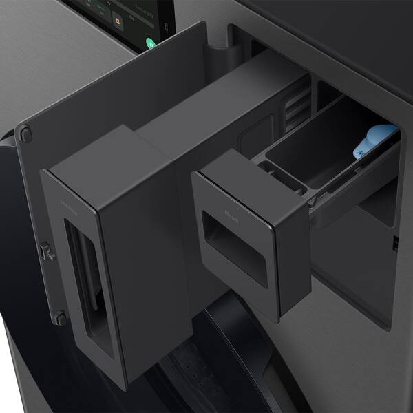 Samsung Bespoke 5.3 Cu. Ft. Ultra Capacity Ventless Heat Pump All-In-One Washer Dryer Combo With Super Speed In Dark Steel