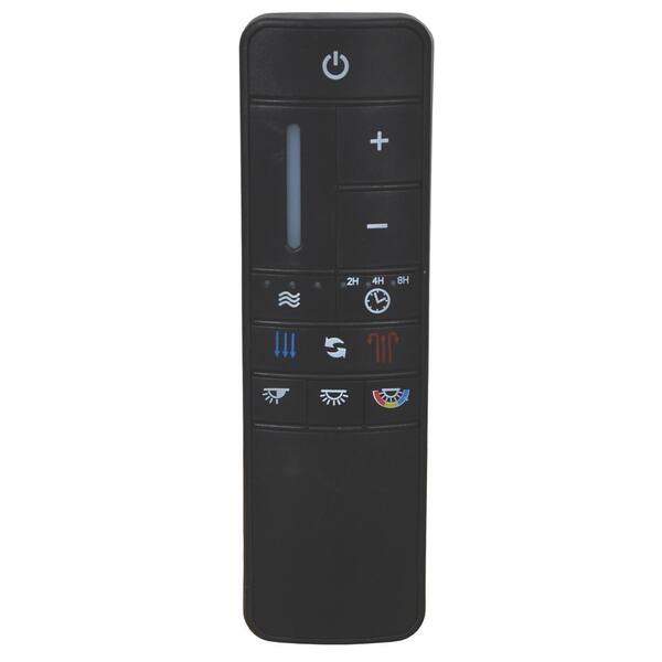 Home Decorators Collection Celene II 62 In. Indoor/Outdoor Matte Black DC Motor Ceiling Fan With Adjustable White Integrated LED W/ Remote Included