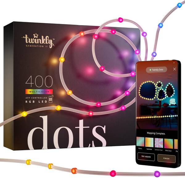 Twinkly Dots 400 RGB LED USB Flexible Light String (Gen II)