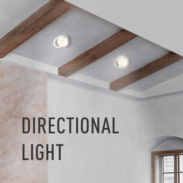 Commercial Electric Elite Series 4 In. LED DuoBright 3-Level Lumen Select Ultra Spot Canless Recessed Light Adjustable CCT