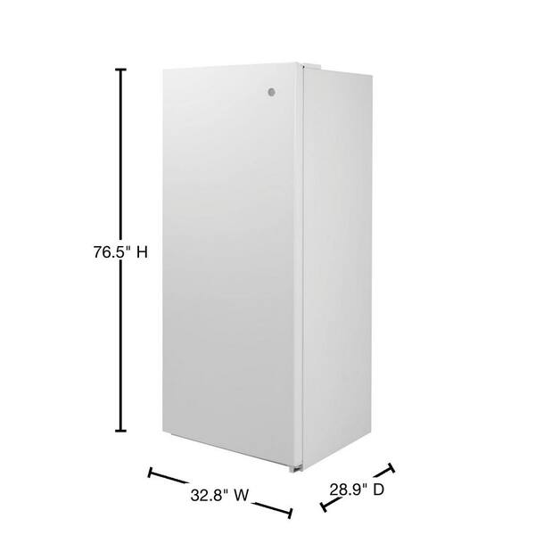 GE Garage Ready 21.3 Cu. Ft. Frost Free Defrost Upright Freezer In White