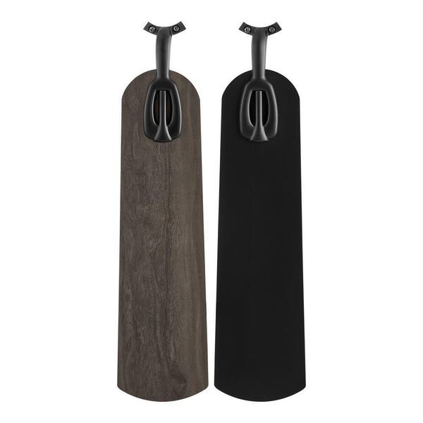 Hampton Bay Glendale III 52 In. LED Indoor Matte Black Ceiling Fan With Light And Pull Chains