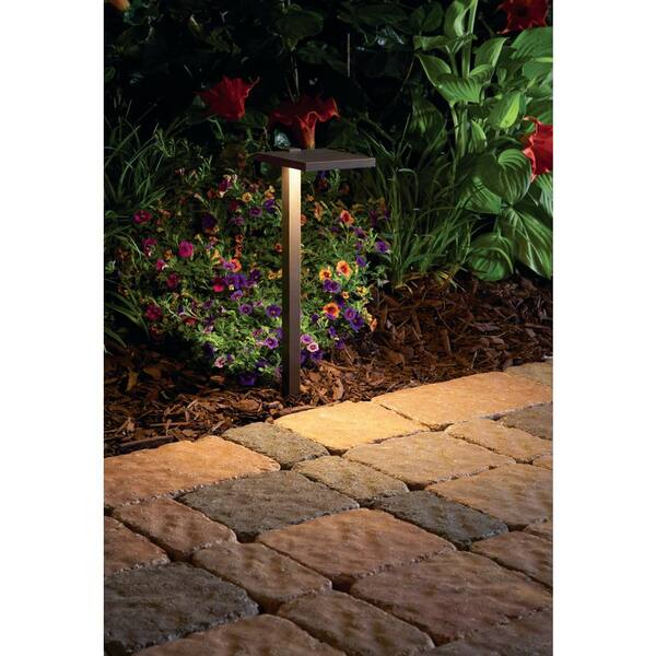 Hampton Bay Glenwood 151 Lumen Oil Rubbed Bronze Integrated LED Low Voltage Outdoor Landscape Path Light