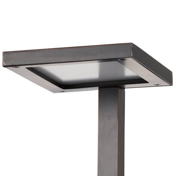 Hampton Bay Glenwood 151 Lumen Oil Rubbed Bronze Integrated LED Low Voltage Outdoor Landscape Path Light