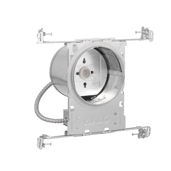 HALO H7 6 In. Aluminum Recessed Lighting Housing For New Construction Ceiling Insulation Contact Air-Tite (6-Pack)