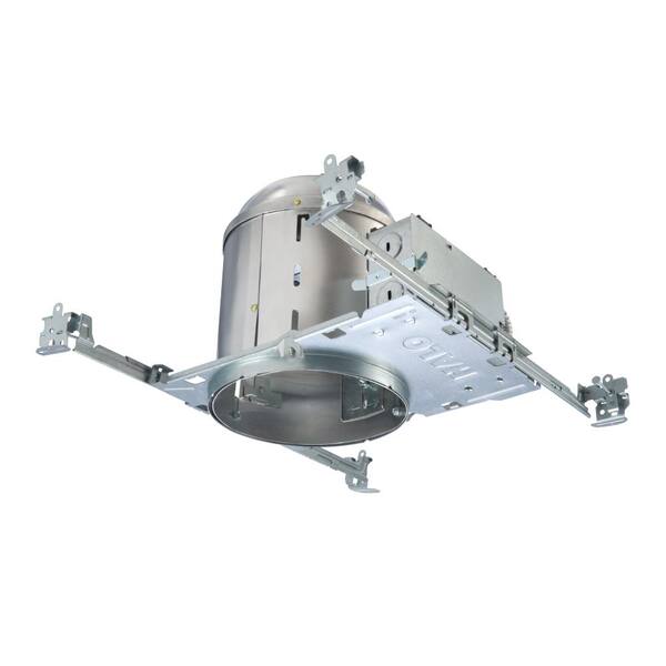 HALO H7 6 In. IC Rated New Construction Aluminum Recessed Housing For Ceiling (6-Pack)