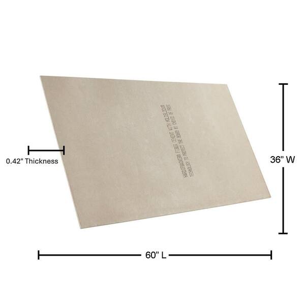 James Hardie HardieBacker 1/2 In. X 3 Ft. X 5 Ft. Cement Backerboard