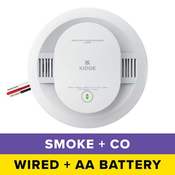 Kidde Hardwired Smoke and Carbon Monoxide Detector Interconnectable and LED Warning Lights 21031529