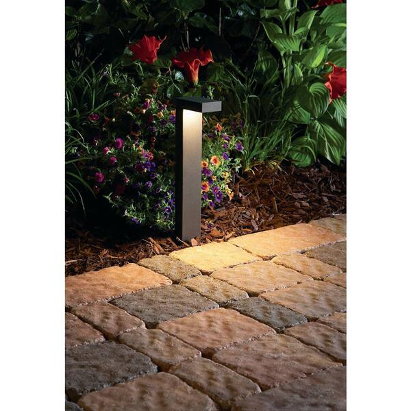 Hampton Bay Jemison 85 Lumen Low Voltage Black Integrated LED Outdoor Landscape Path Light