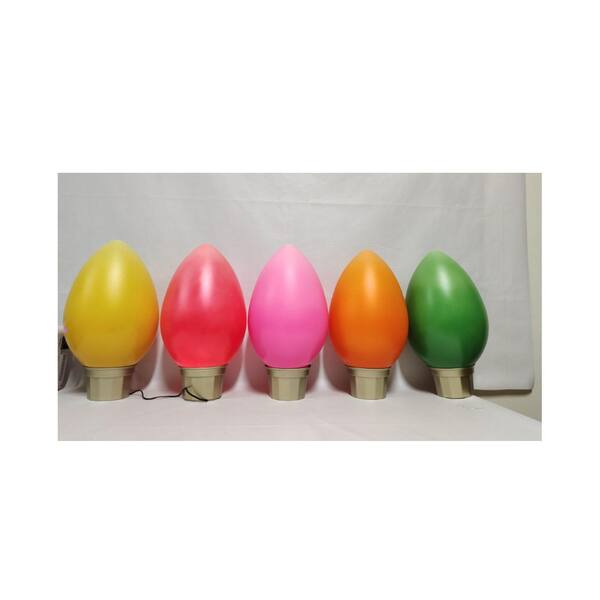 Northlight Lighted Blow Mold C7 Bulbs Christmas Decorations-20"-Set Of 4