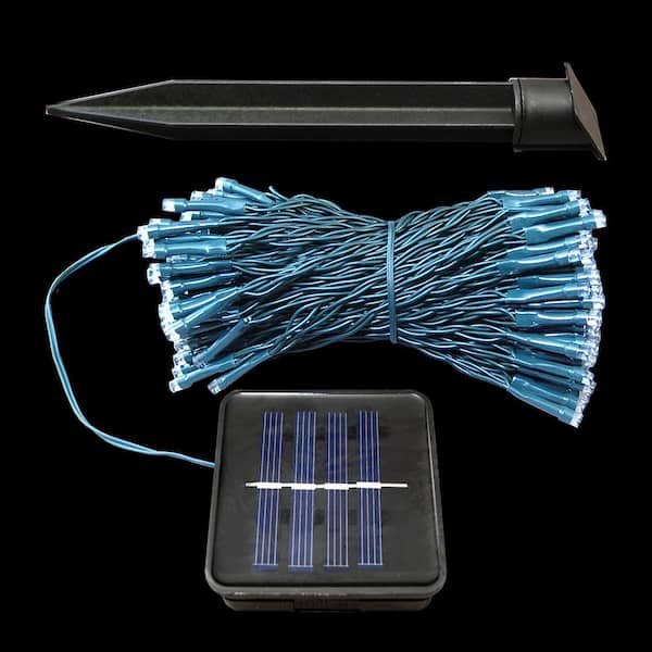 LUMABASE 33 ft. 100-Light White Solar String