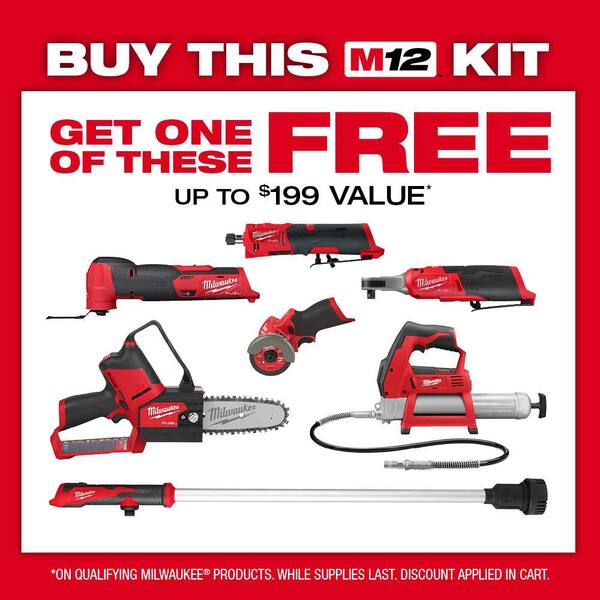 Milwaukee M12 12V Lithium-Ion XC High Output 5.0 Ah Battery Pack (2-Pack) Starter Kit With Charger