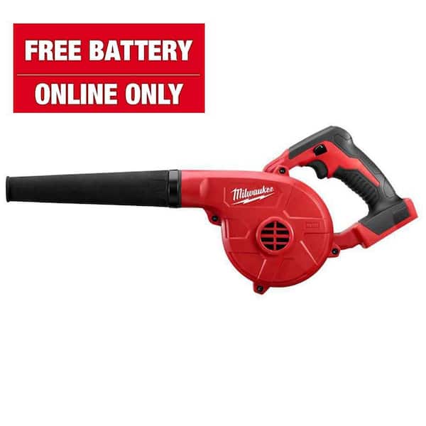 Milwaukee M18 18V Lithium-Ion Cordless Compact Blower (Tool-Only)