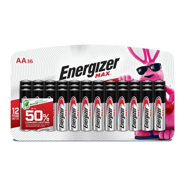 Energizer MAX AA Batteries (36-Pack) Double A Alkaline Batteries Energizer MAX AA Batteries (36-Pack) Double A Alkaline Batteries