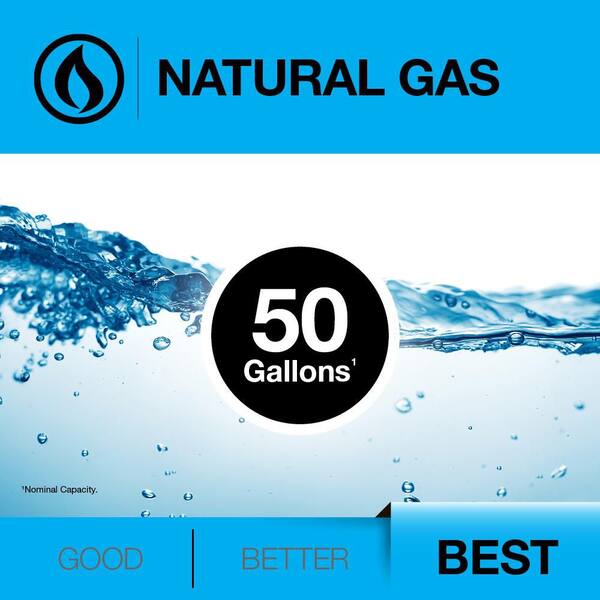 Rheem Performance Platinum 50 Gal. Tall 40 000 BTU Natural Gas Water Heater With 12-Year Warranty
