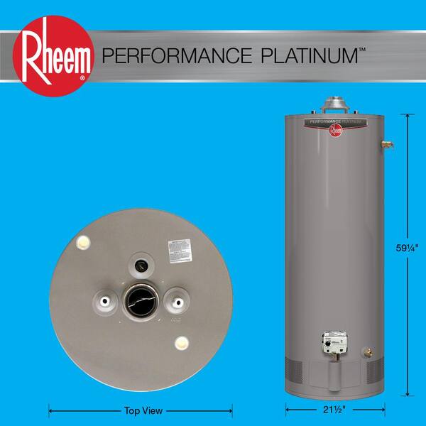 Rheem Performance Platinum 50 Gal. Tall 40 000 BTU Natural Gas Water Heater With 12-Year Warranty