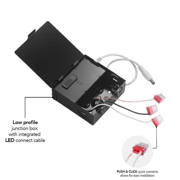 Commercial Electric Premium Series 6 In. LED 2-Level Lumen Select Baffle Canless Recessed Light Adjustable CCT