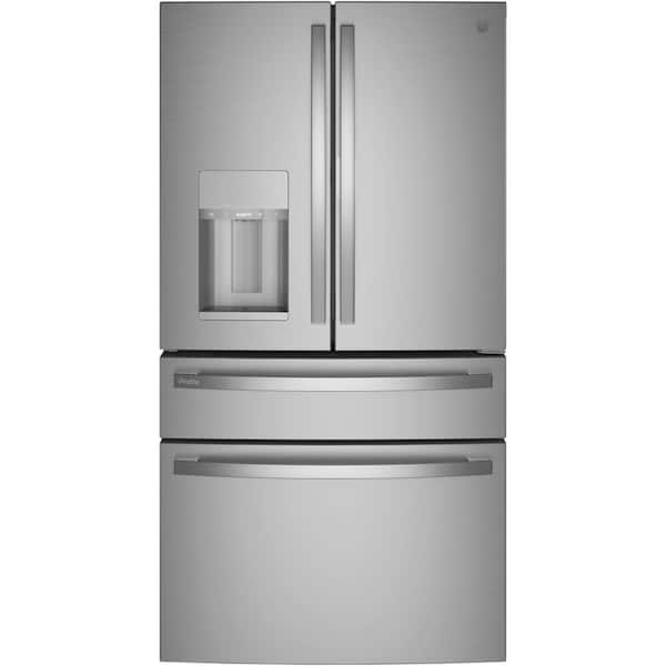 GE Profile 27.9 cu. ft. Smart 4-Door French Door Refrigerator with Door-in-Door in Fingerprint Resistant Stainless Steel GE Profile 27.9 cu. ft. Smart 4-Door French Door Refrigerator with Door-in-Door in Fingerprint Resistant Stainless Steel