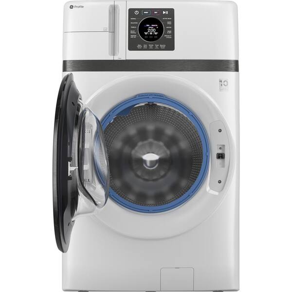 GE Profile 4.6 Cu. Ft. Smart UltraFast Electric Washer And Dryer Combo In White With Ventless Heat Pump Technology