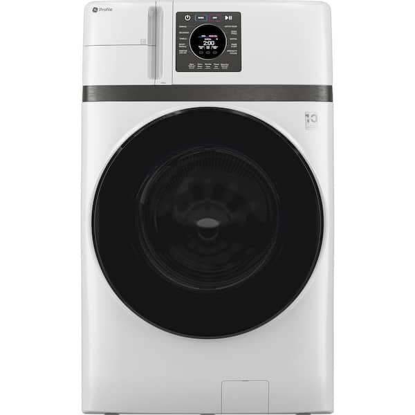 GE Profile 4.6 cu. ft. Smart UltraFast Electric Washer and Dryer Combo in White with Ventless Heat Pump Technology