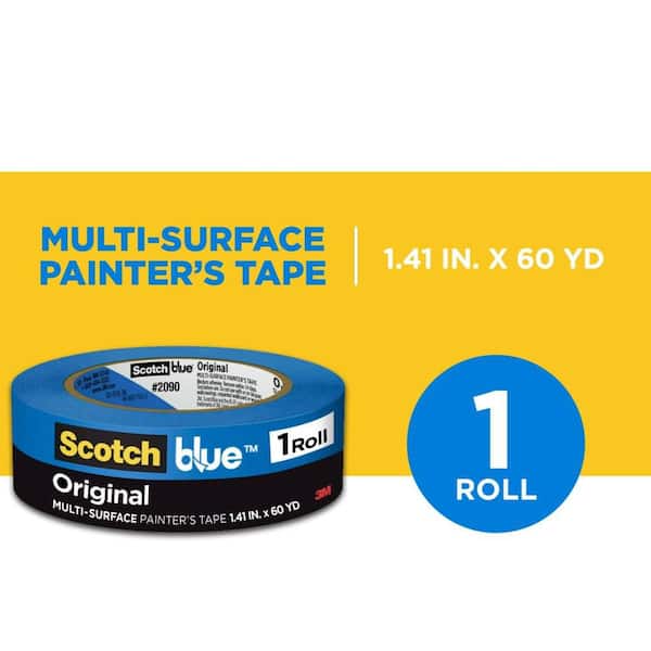 3M ScotchBlue 1.41 in. x 60 yds. Original Multi-Surface Painter's Tape 3M ScotchBlue 1.41 in. x 60 yds. Original Multi-Surface Painter's Tape