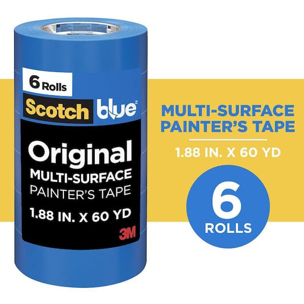 3M ScotchBlue 1.88 in. x 60 yds. Original Multi-Surface Painter's Tape (6-Pack)
