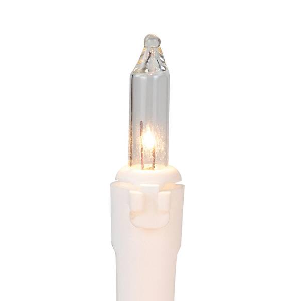 Northlight Set Of 100 Blue And Clear Mini Christmas Lights 2.5 In. Spacing With White Wire