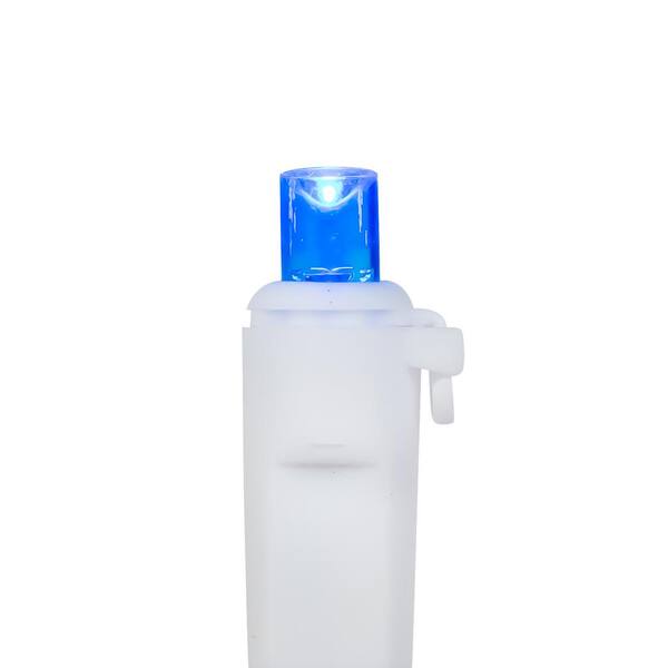 Northlight Set Of 50 LED Wide Angle Lights Blue/White LED - White Wire