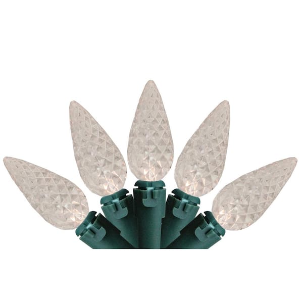 Northlight Set of 70 Warm White LED C6 Christmas Lights with Green Wire