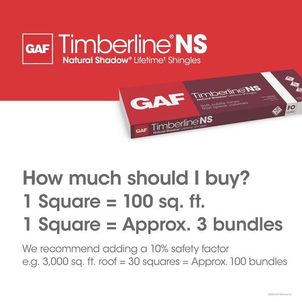 GAF Timberline Natural Shadow Charcoal Algae Resistant Architectural Shingles (33.33 Sq. Ft. Per Bundle)