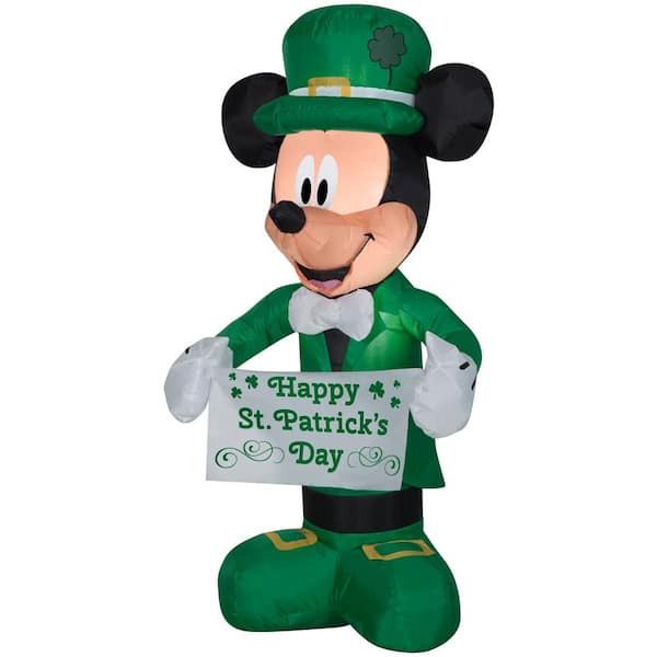 Unbranded Small Airblown St. Patrick's Day Mickey