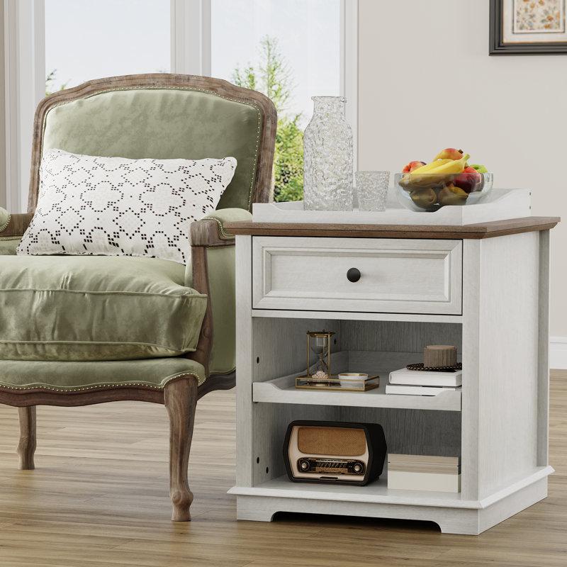 Wayfair 1 Drawer Nightstands With Storage Tray And Built-in Charging Station