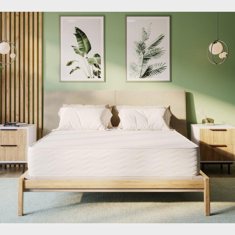 Wayfair 10.5" GOTS Certified Organic Hybrid Latex & Coil Quilted Mattress