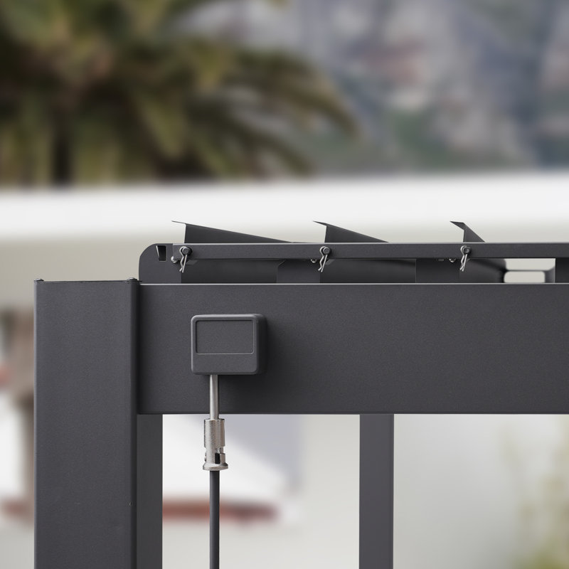 Wayfair 111S Outdoor Aluminum Pergola With Adjustable Louvered Roof