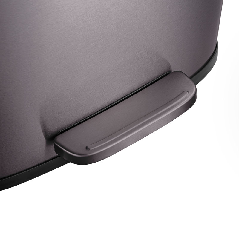 Wayfair 13.2 Gallon Stainless Steel Rectangular Step On Kitchen Trash Can