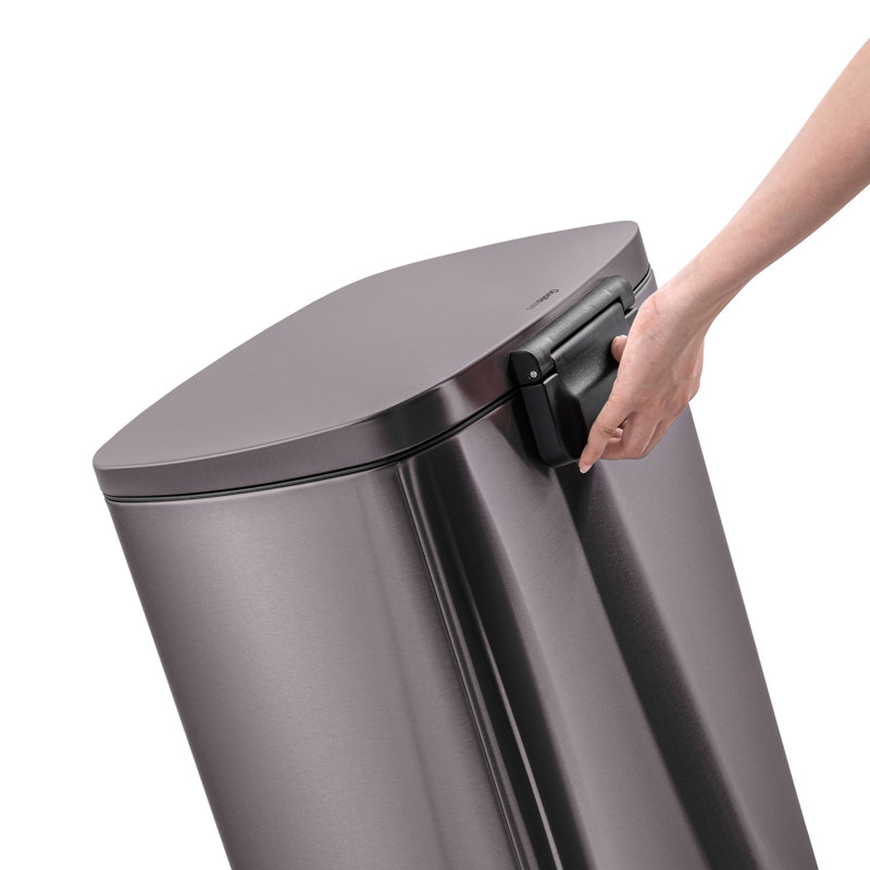 Wayfair 13.2 Gallon Stainless Steel Rectangular Step On Kitchen Trash Can