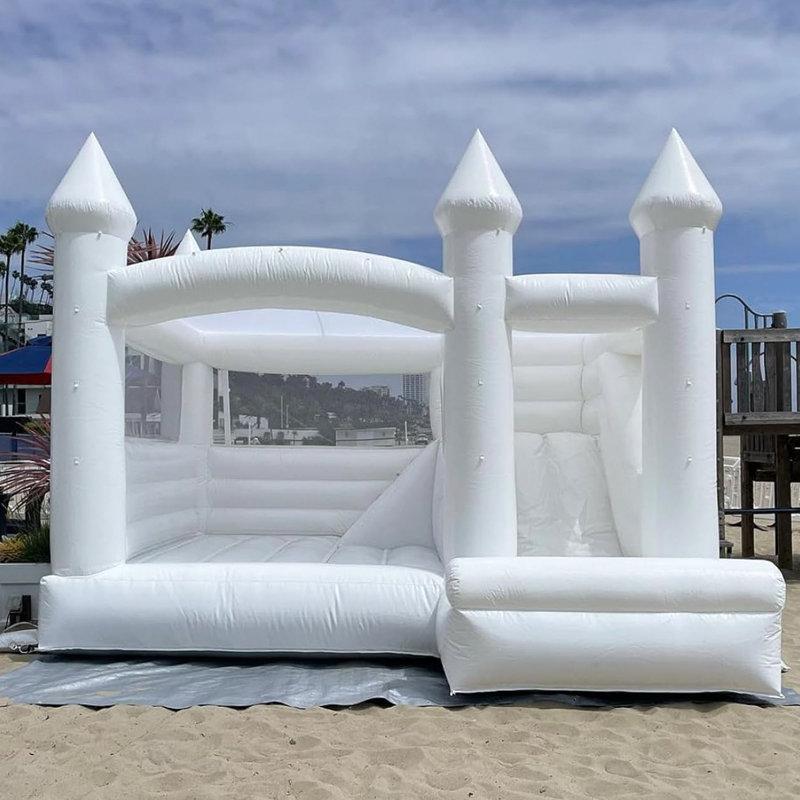 Wayfair 15' x 13' PVC White Bounce House with Slide and Air Blower