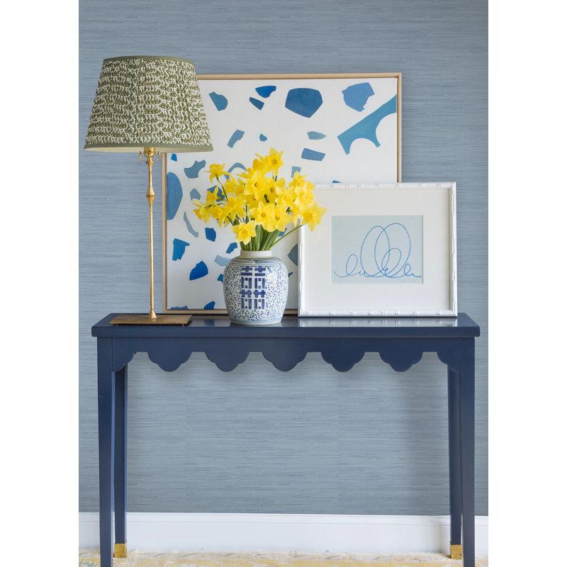 Wayfair 18 ft x 20.5 in x 0.025 in Grasscloth Peel and Stick Wallpaper Roll