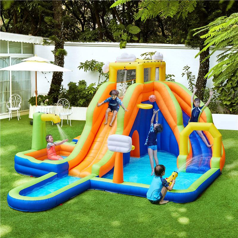 Wayfair 18' X 13' Inflatable Water Slide With Air Blower