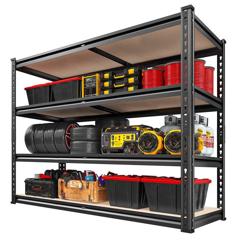 Wayfair 20"D X 40"W Shelving Unit Loads 2000Lbs Heavy Duty Garage Shelving Adjustable Metal Storage Shelves
