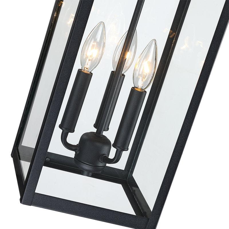 Wayfair 22.5in Large Black Outdoor Wall Lantern Sconce Light