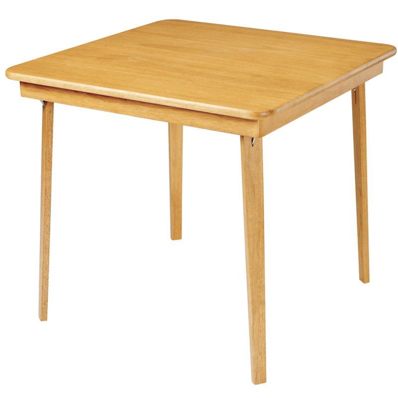 Wayfair 32'' Solid Wood Square Portable Folding Table