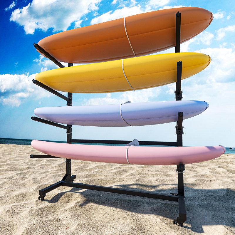Wayfair 4-Tier Metal Kayak Storage Rack - Heavy-Duty Adjustable Stand For Kayak SUP Canoe & Paddleboard