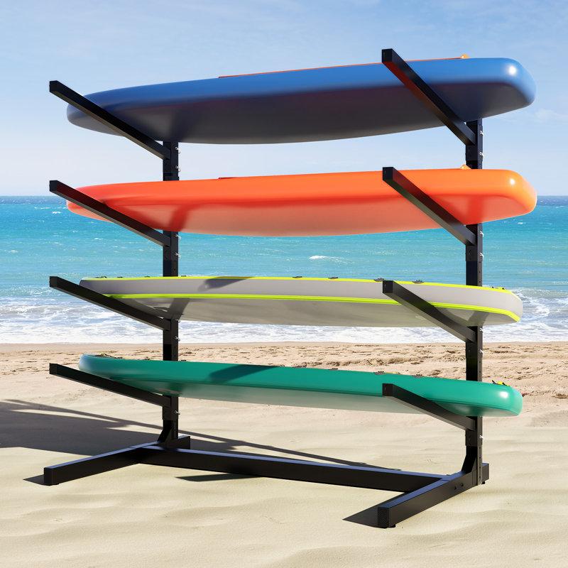 Wayfair 4-Tier Metal Kayak Storage Rack - Heavy-Duty Adjustable Stand For Kayak SUP Canoe & Paddleboard