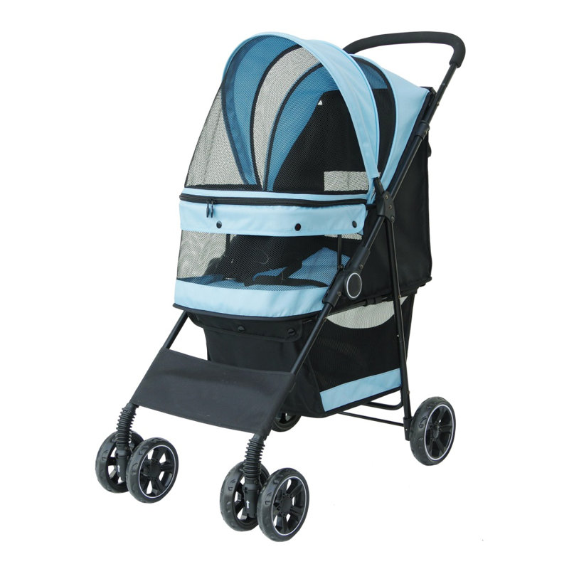 Wayfair 4 Wheel Dog Cat Pet Stroller Best Lightweight Foldable