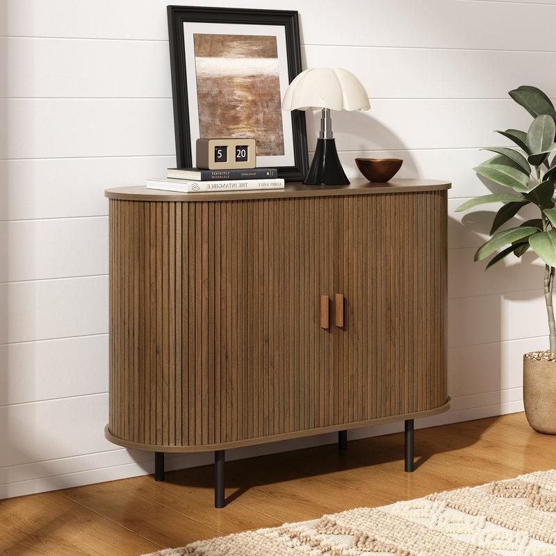 Wayfair 40'' Sideboard Storage Cabinet With Doors And Shelves - Credenza Storage Cabinet For Office Bedroom Storage Cabinet Hallway Storage Cabinet Console Storage Cabinet