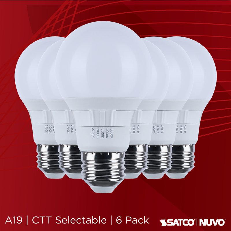 Wayfair 40 Watt Equivalent A19 E26/Medium (Standard) LED Bulb (Set of 6) S11770R1