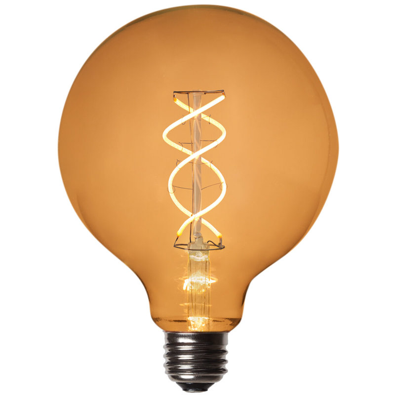 Wayfair 40 Watt Equivalent G125 E26/Medium (Standard) Dimmable LED Bulb 76017